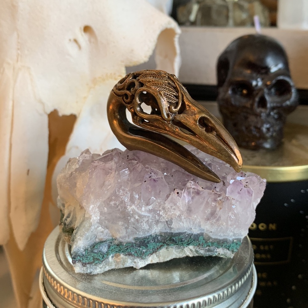 Copper “Raven Queen” Ear Weights